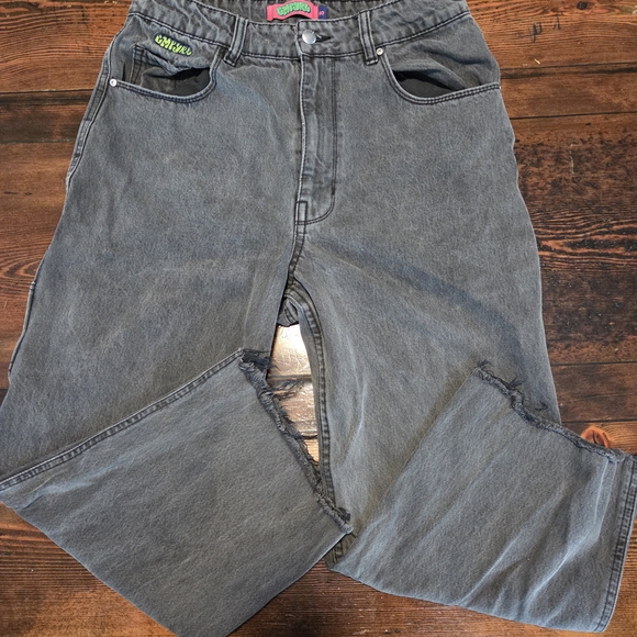 Empyre Tori Grey Denim Jeans 10 - Picture 1 of 12